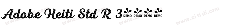 Adobe Heiti Std R 3字体转换